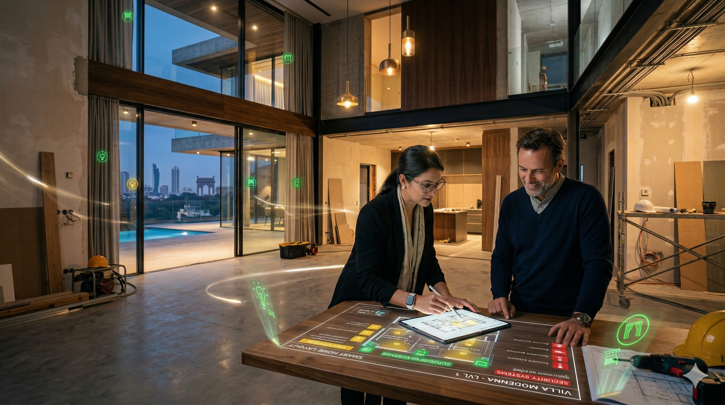 Planning home automation during construction in Hyderabad