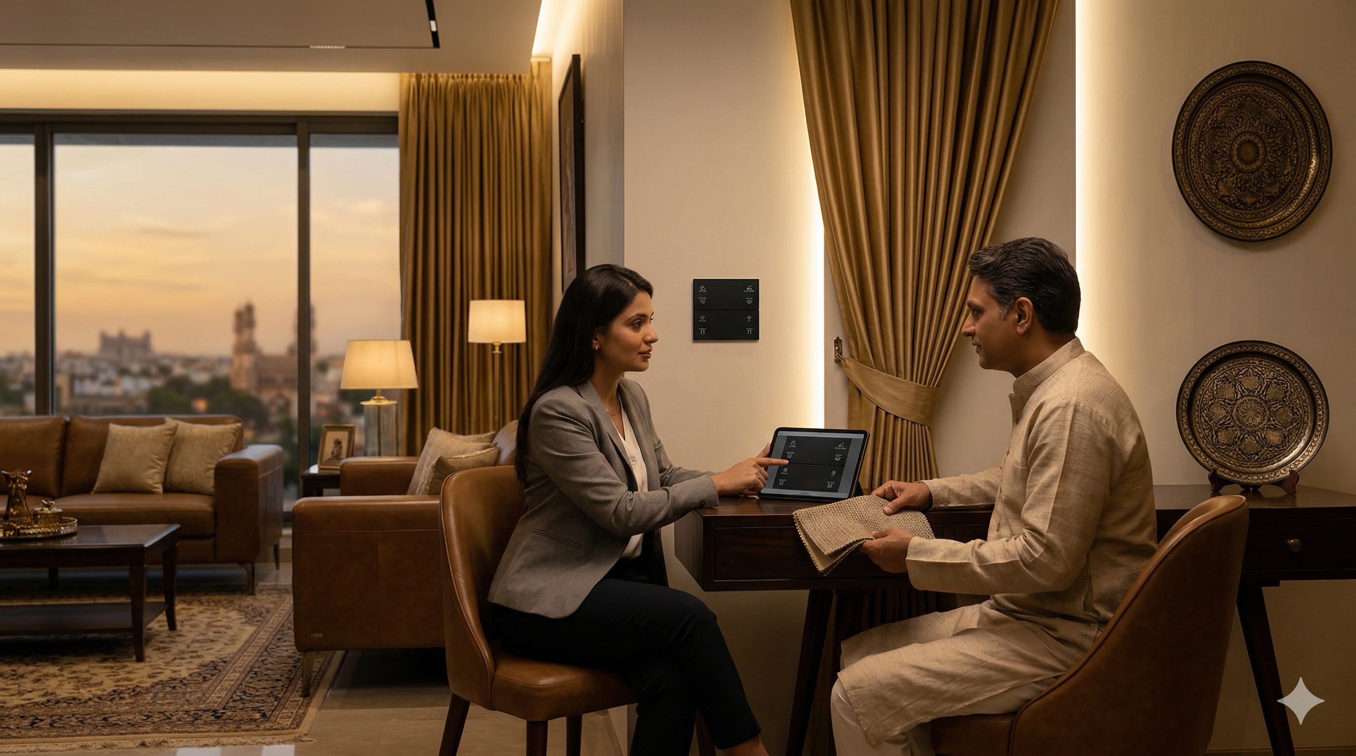 Home automation consultation in Hyderabad with keypad and scene planning